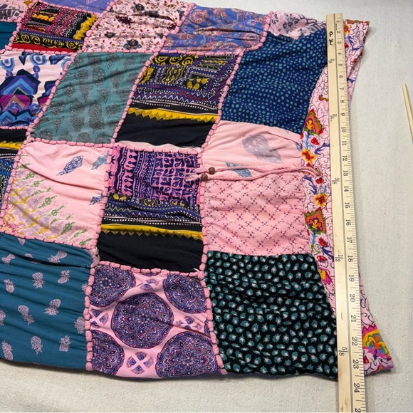 Patchwork Multicolor Skirt by Ana & Kate - Size Large - Picture 6 of 13